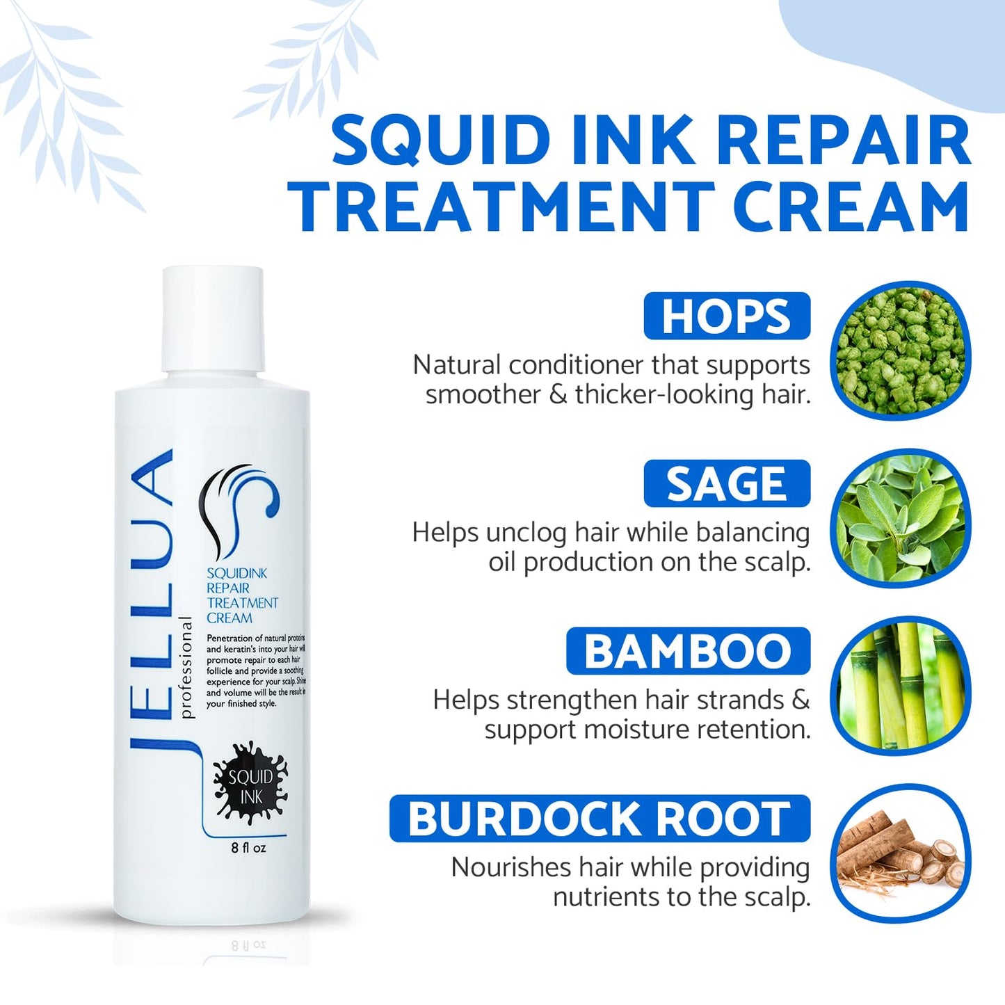 Squid Ink Repair Treatment Cream - Nourishing Skin Therapy | 8 oz