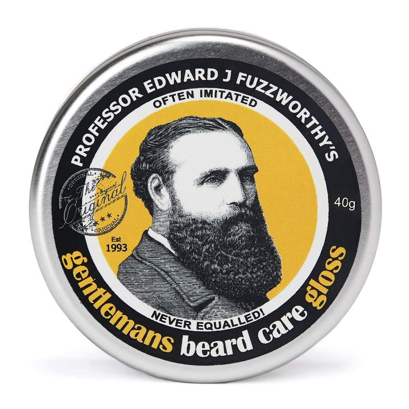 Beard Care Grooming Kit Gift Set | Professor Fuzzworthy Best Beard Shampoo, Conditioner Balm & Boar Bristle Brush | Holiday Gifts for Men | 100% Natural | Organic Essential & Kunzea Oils