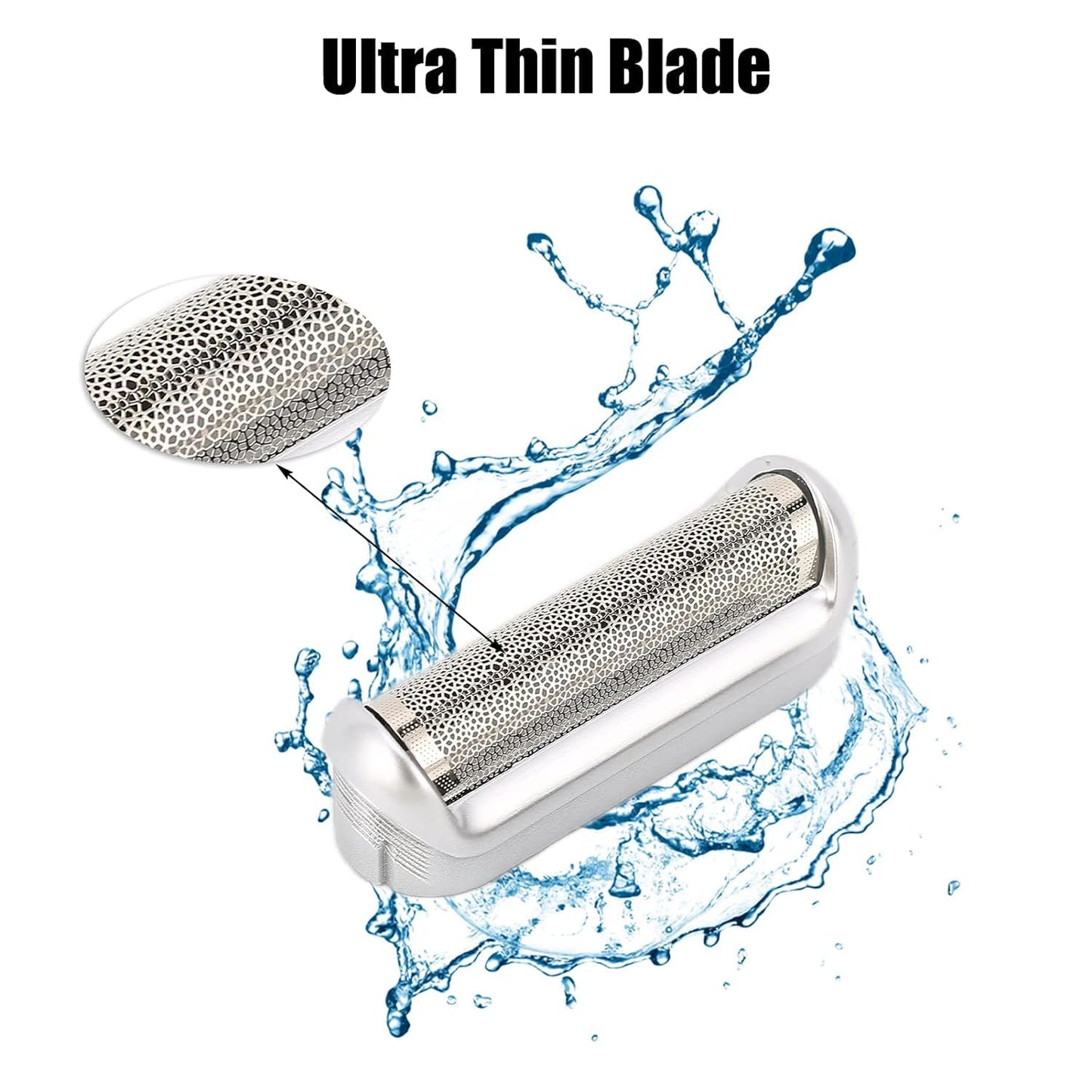 1Pc 5S Razor Replacement Foil and Cutter for Braun, Replacement Shaver Part Cutter Accessories for Braun M90 M60 P40 P50 P60 P70 P80 555 575 370, Men's Electric Shaver Replacement Heads, Men's