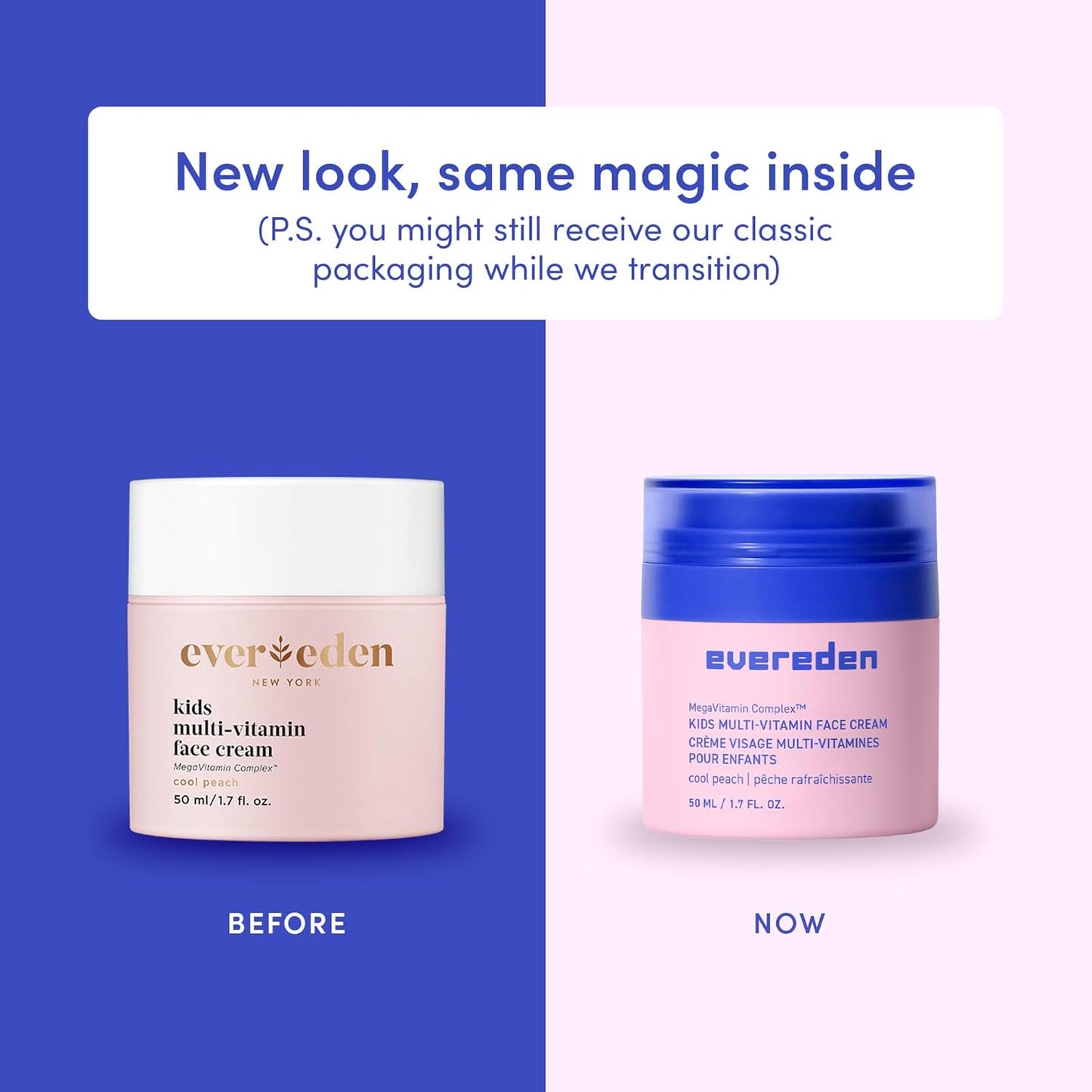 Evereden Kids Face Cream - Clean Non-Toxic Peach Moisturizer | 1.7 oz Skin Care for Children