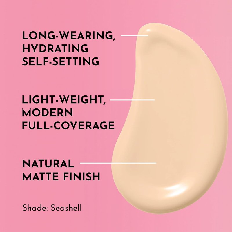 LAWLESS Conceal The Deal Foundation - Long-Wear Full-Coverage in Seashell