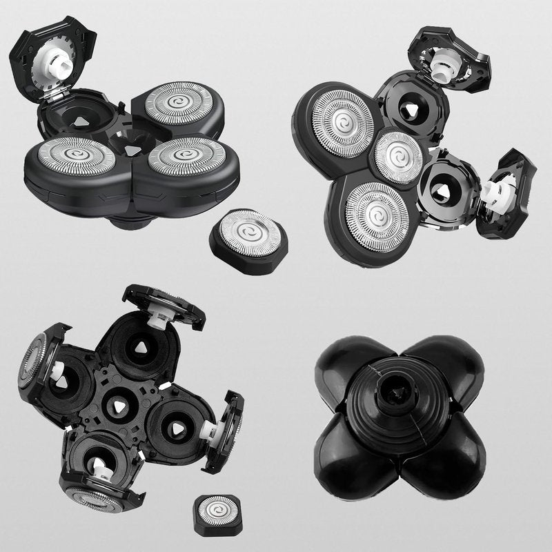 UPTARD Head Shaver Replacement Heads Shaver Replacement Blades Refills Compatible with Freebird Shaver (4)