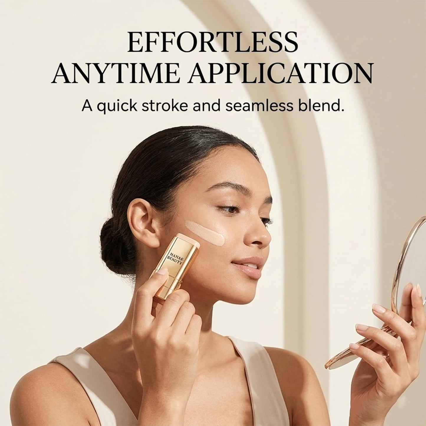 Korean Foundation Stick - Dual-Ended Long-Lasting Coverage | Natural Dewy Finish, 1 Piece