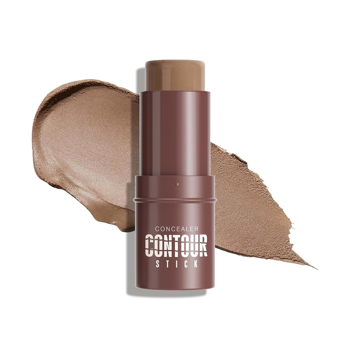 Cream Contour Stick - Cool Toned Sculpting Makeup for Natural Look | Long-Lasting, Buildable Formula (09 Amber)