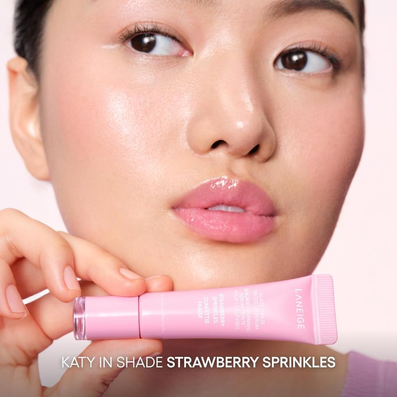 LANEIGE Glaze Craze Tinted Lip Serum - Hydrating Glossy Lip Serum with Plumping Polypeptides | Nourishing Formula