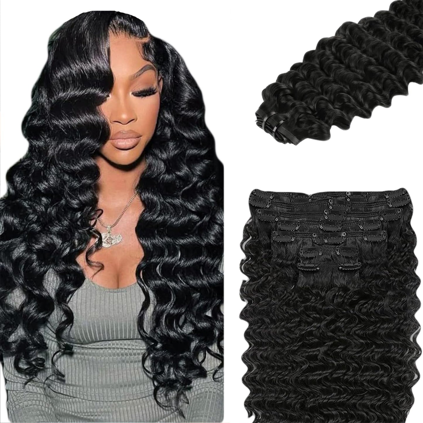 #27 Blonde Clip in Hair Extensions Real Human Hair, 12 Inch 120g/7Pcs,Full Shine Remy Hair,Honey Blonde Straight Clip ins Brazilian Virgin Human Hair Extensions