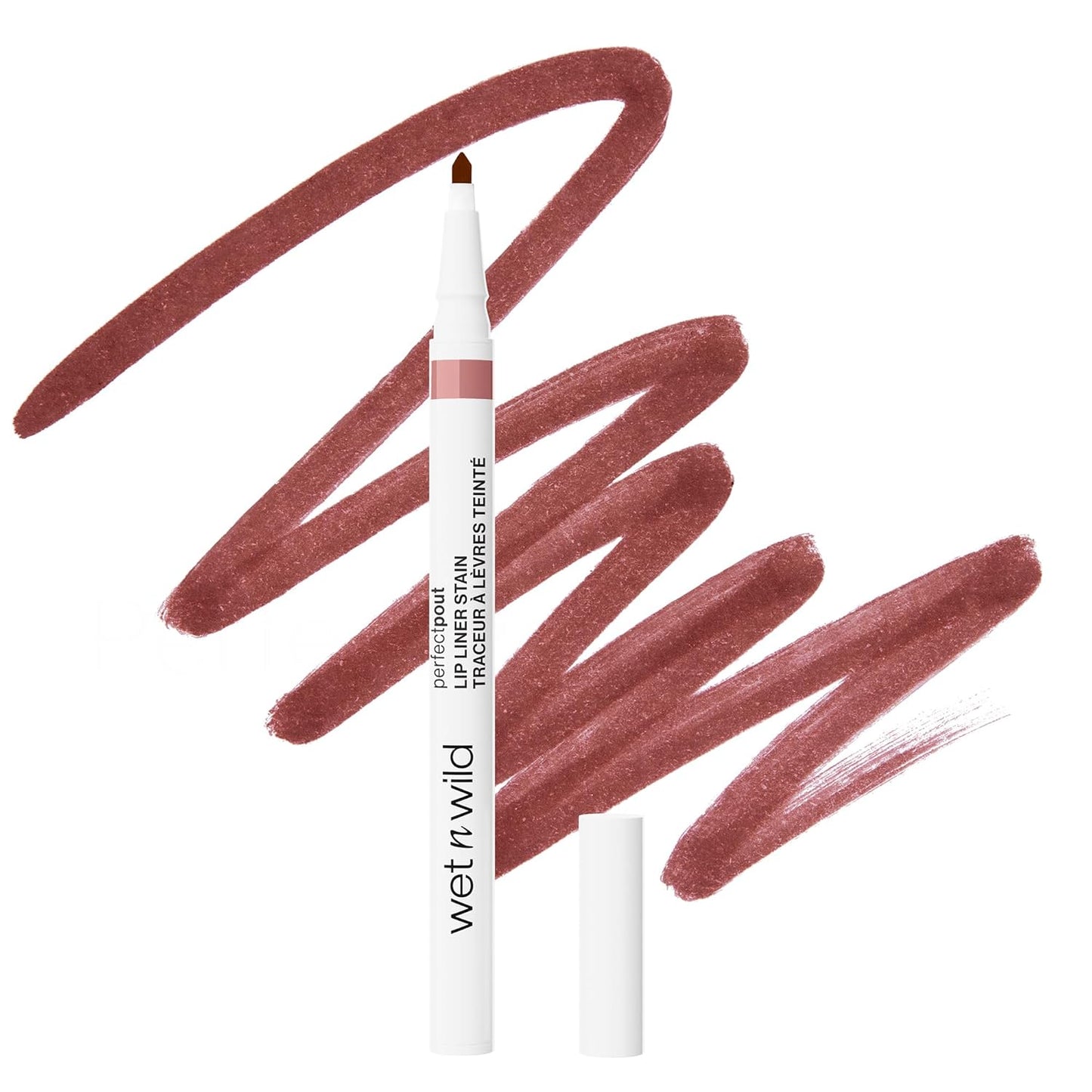 Perfect Pout Matte Gel Lip Liner Pencil - Rich, Long-Lasting Color | Vegan & Cruelty-Free - Bare To Comment