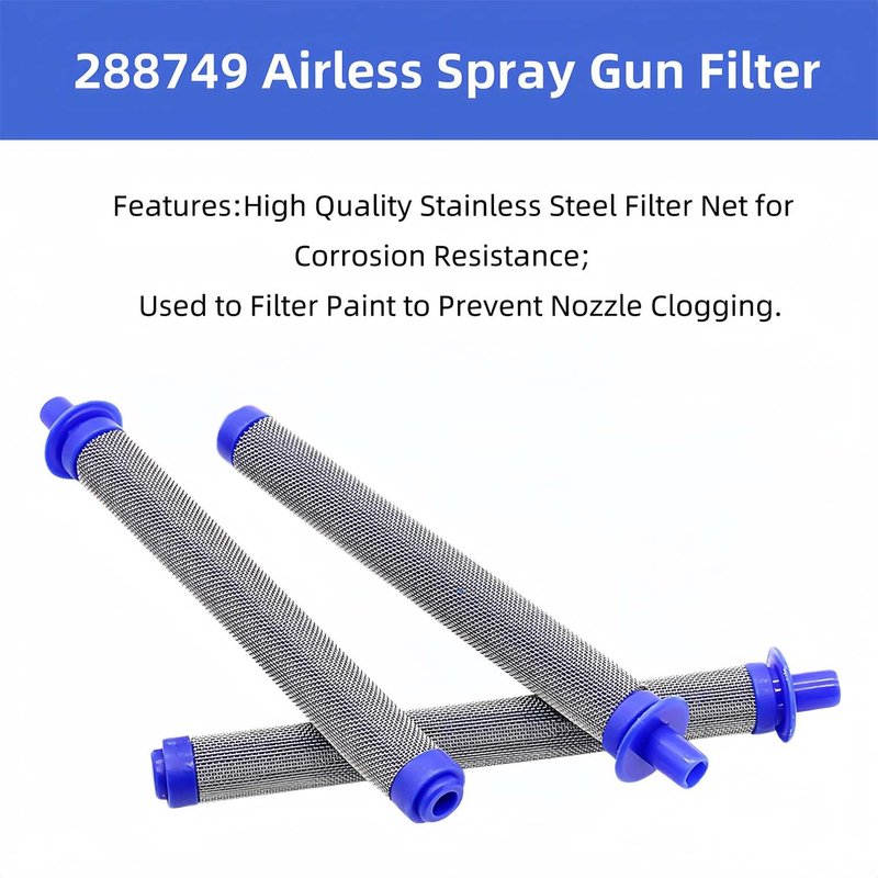 288749 60 Mesh Spray Gun Filters Fit for Graco Models SG10, SG20, SG Pro, SG2,SG3 Airless Paint Sprayer(15-Pack)