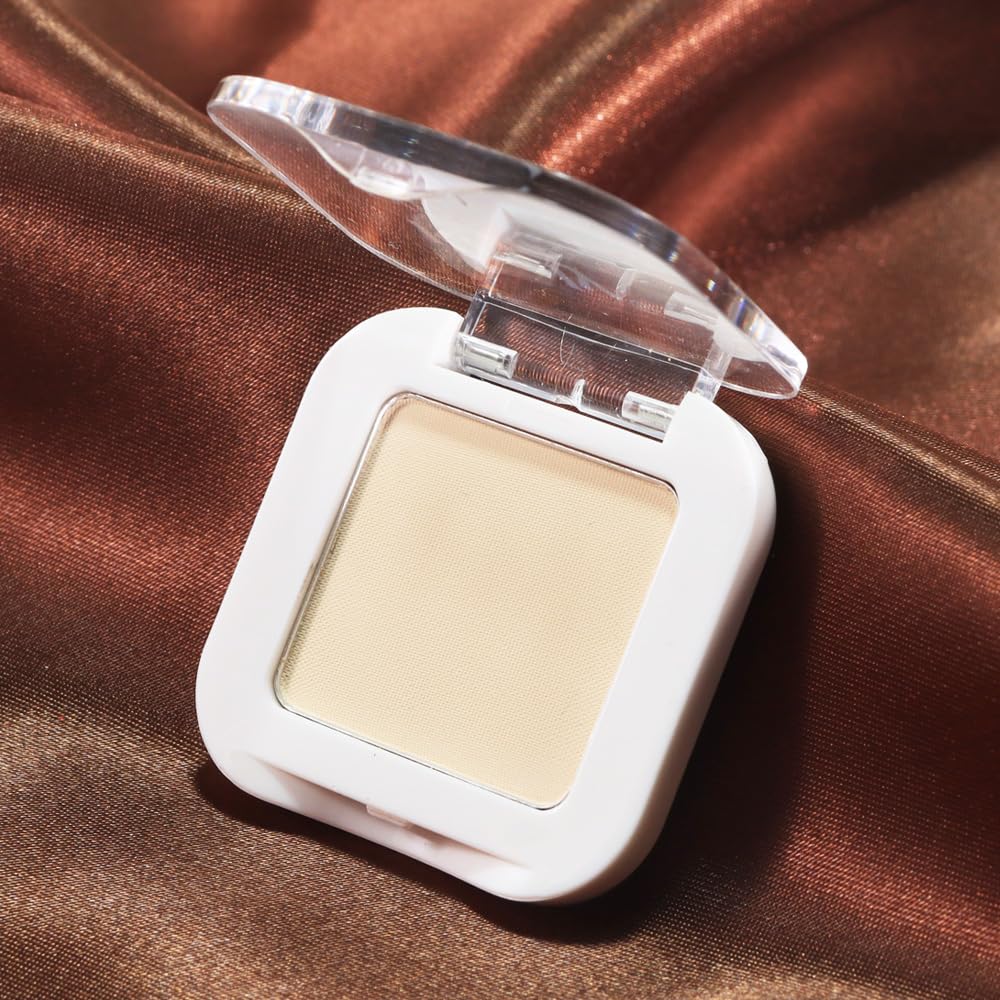 Matte Nude Beige Mini Eyeshadow Palette - High Pigment Cream Shades for Mature Eyes | Long-Lasting Monochrome Colors
