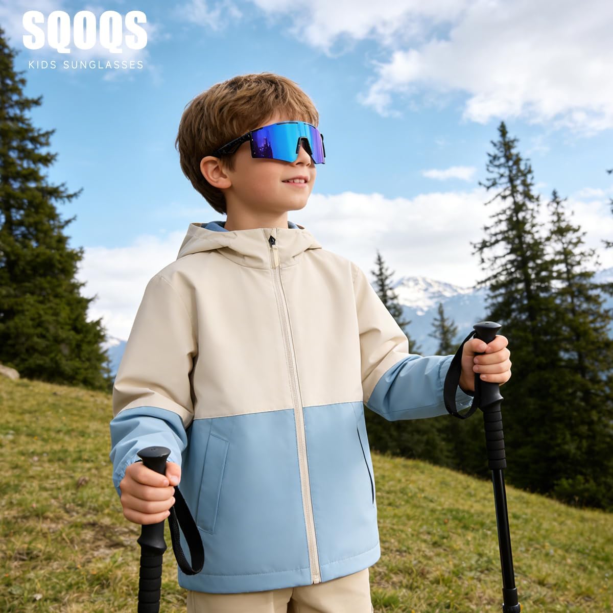 Kids Baseball Sunglasses - UV400 Protection for Boys & Girls | 3-Pack Sports Sunglasses