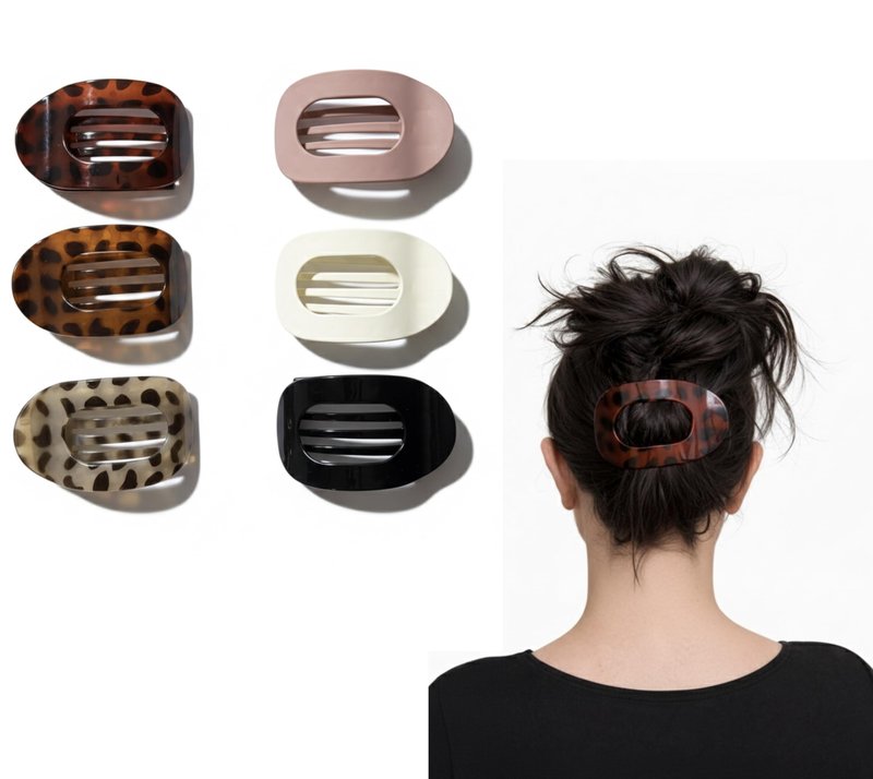 Duckbill Hair Clips for Women – 6-Pack Flat Hair Clips for Hair, Comfortable, Perfect for Updos, Buns, Wigs, Everyday Styling & Parties
