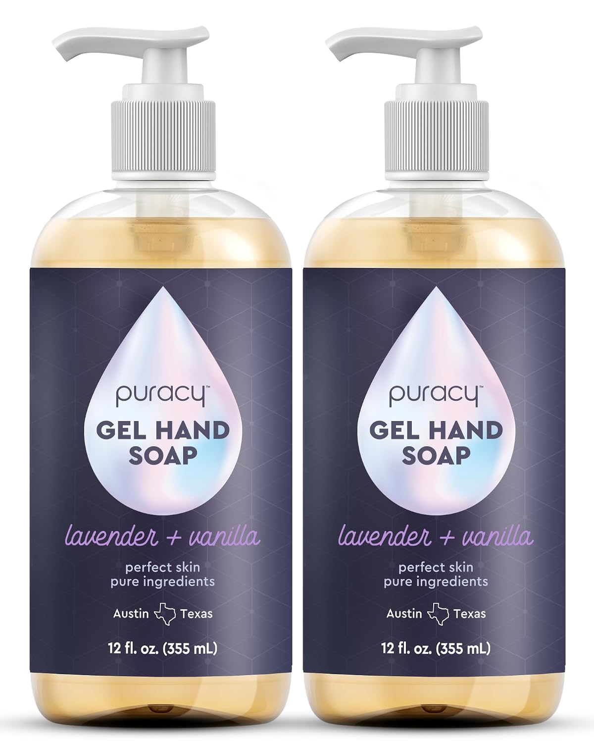 Puracy Organic Hand Soap - Moisturizing Natural Gel for Soft Skin | Cucumber & Mint, 12 fl. oz.