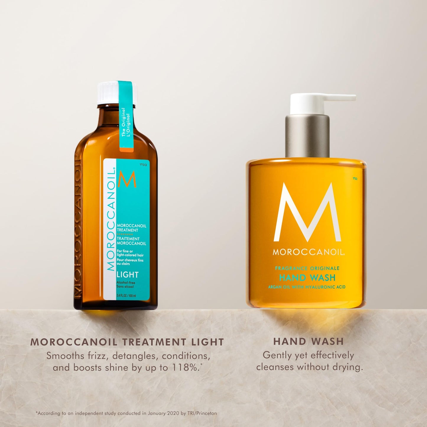 Moroccanoil Treatment Light Hair Oil & Hand Wash Gift Set