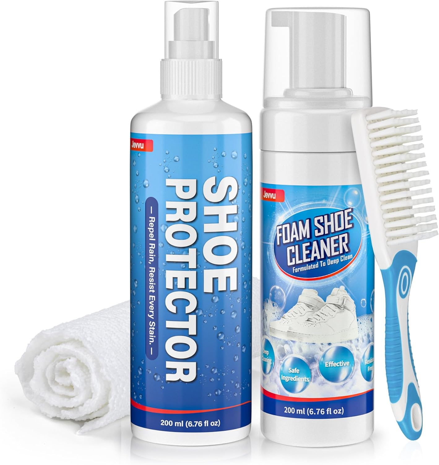 Shoe Cleaner Foam - Effective Sneaker Stain Remover | Complete Cleaning Kit for White Shoes
