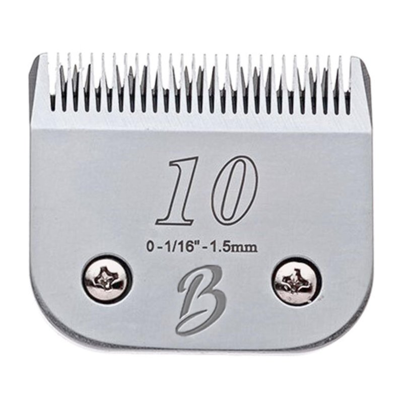Bucchelli Detachable A Series 10 Blade Dog Grooming Cut Length 1/16" / 1.5mm Japanese Carbonized Steel Dog Grooming Blades 10 (Compatible A5 Series Clippers for Dogs Horses(B10)