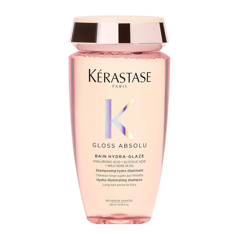 Kerastase Gloss Absolu High-Shine Shampoo - Anti-Frizz Formula for Glossy, Bouncy Hair | 8.5 oz