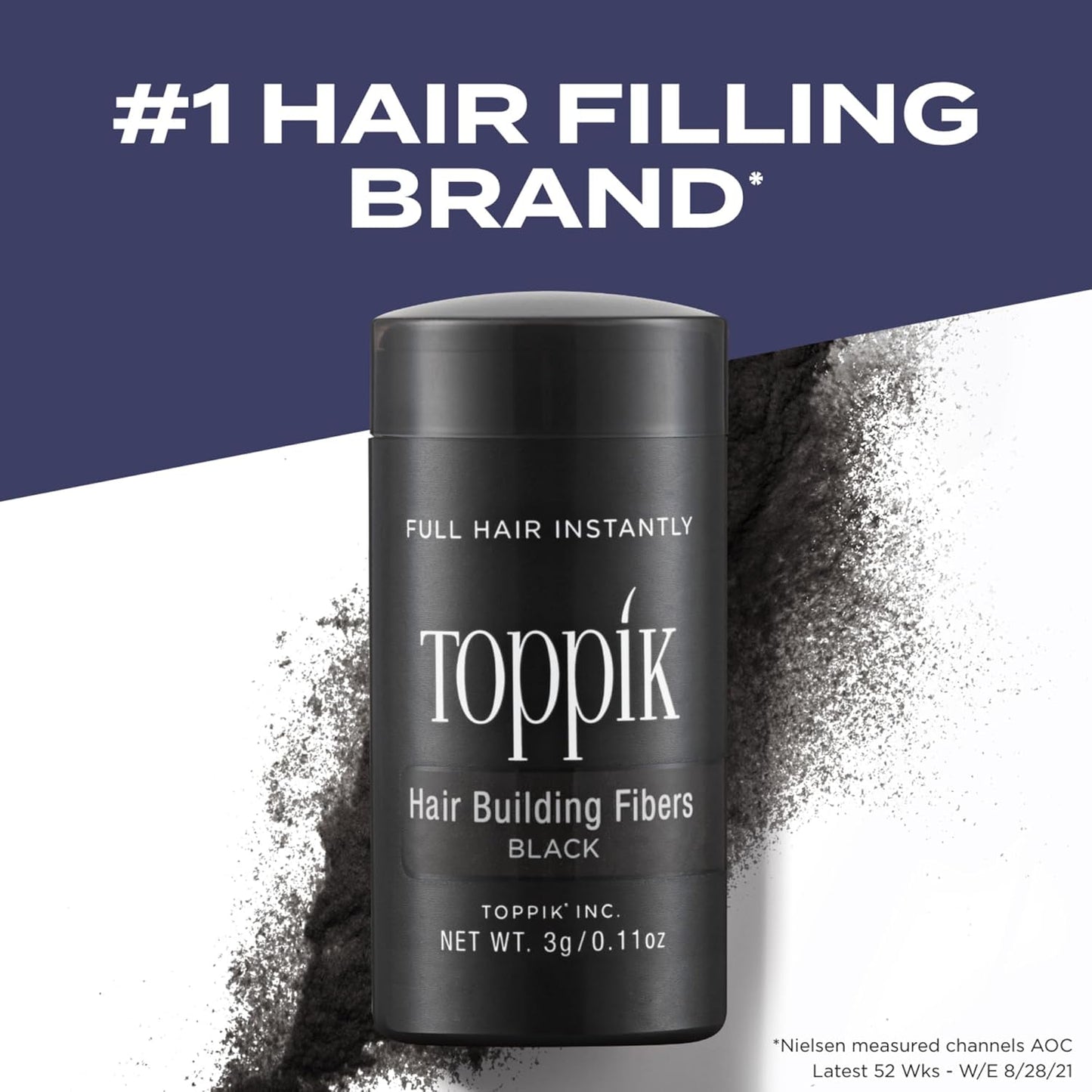Toppik Hair Building Fibers - Instantly Thicker & Fuller Hair | 9 Shades, 4 Sizes Available