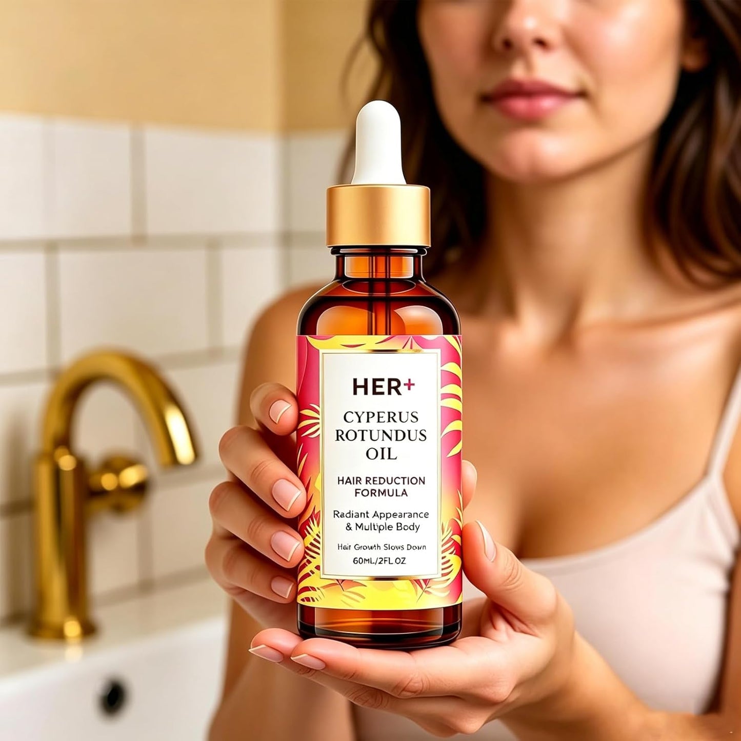 Rotundus Hair Removal Oil Serum - Moisturizing & Soothing Formula for All Skin Types | 2 Sets