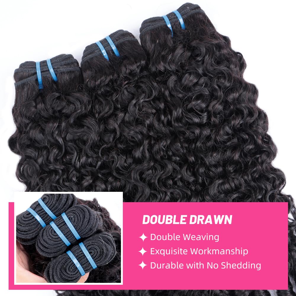 PerisModa Burmese Curly Bundles Human Hair 100% Unprocessed 12A Brazilian Virgin Burmese Curly Hair Bundles 24 24 24 Inch 3 Bundles 3C4A Kinky Curly Weave Human Hair Extensions with Spiral Curly Ends