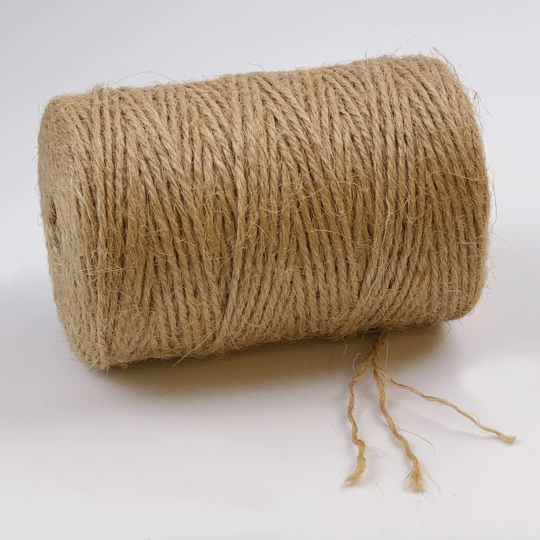 Natural Jute Twine - 600 Feet Craft String for Gift Wrapping, Gardening & Macrame | Brown 2mm