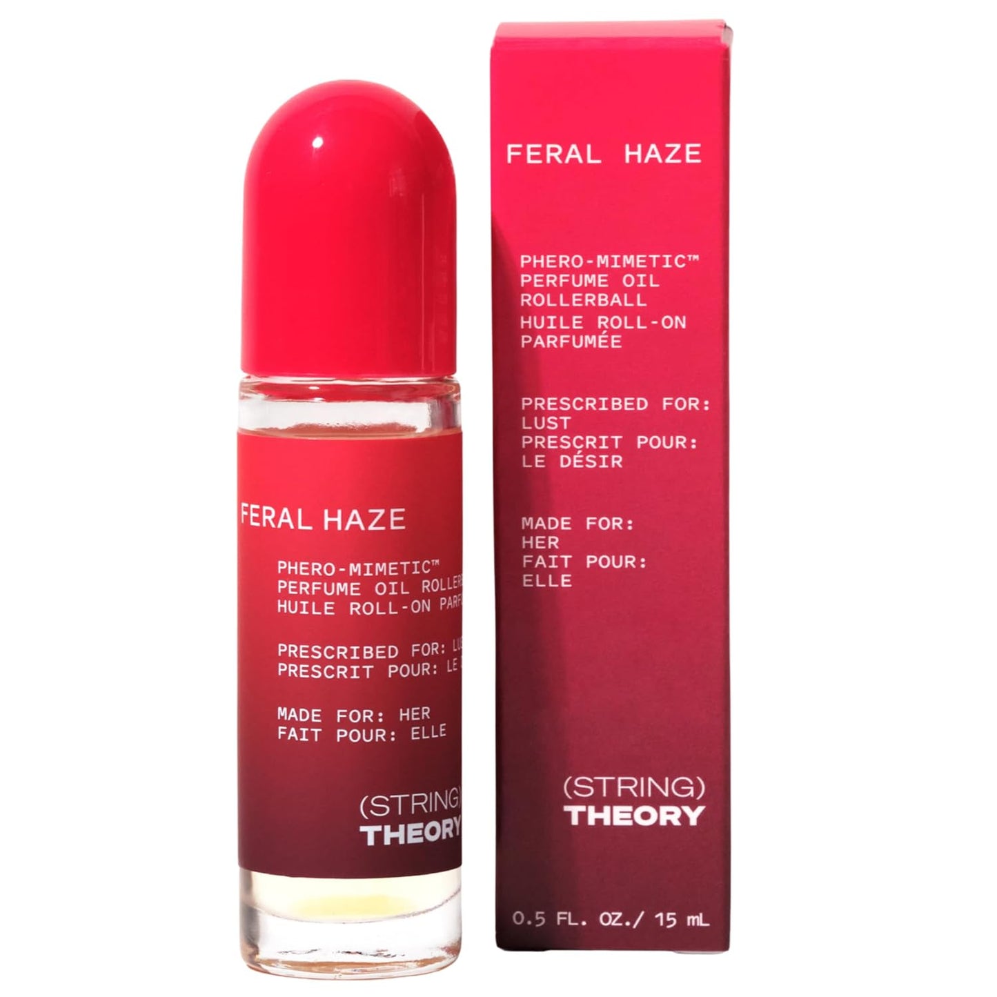 Pheromone Roll-On Perfume Oil for Women - Spicy Sweet Vanilla Amber & Dark Rum | Long-Lasting Fragrance