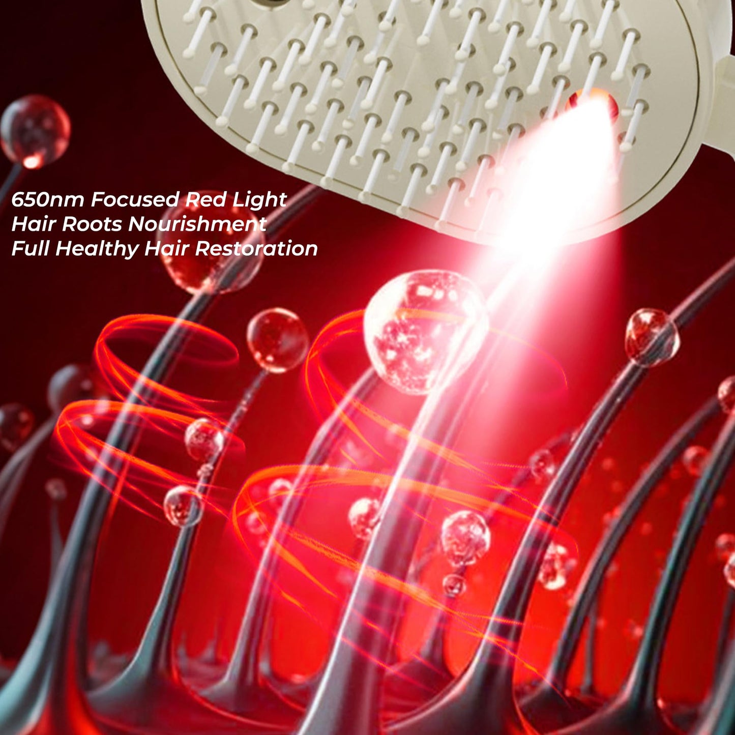 Electric Spray Air Cushion Massage Comb, 3-in-1 Rechargeable Self-Cleaning Hair Brush with Water Spray, Anti-Static Detangling Electric Scalp Massager, Frizzy Hair & Aromatherapy Scalp Care