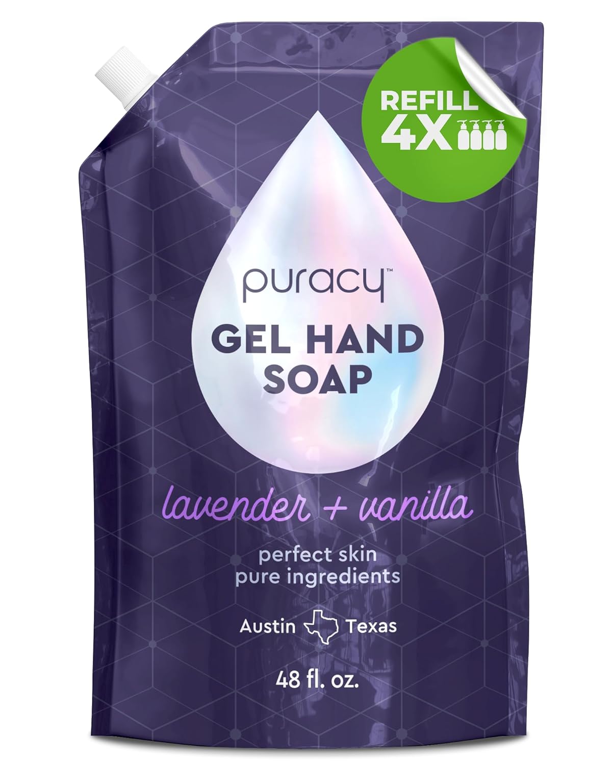 Puracy Organic Hand Soap - Moisturizing Natural Gel for Soft Skin | Cucumber & Mint, 12 fl. oz.