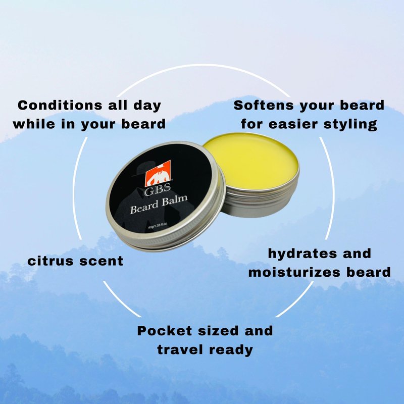 GENTS Beard Care Kit for Men with Faux Leather Travel Bag – Beard Oil, Balm, Boar Bristle Brush, Wooden Comb, Grooming Scissors – Complete Beard Grooming Set (Beard Kit with Travel Bag, 9 Pieces)