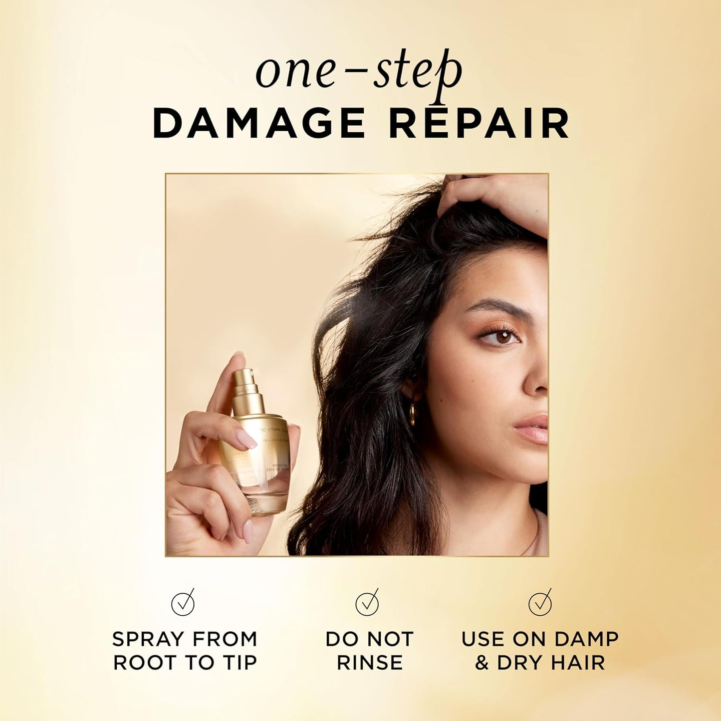 Pantene Pro-Vitamin Daily Repair Mist - Weightless Leave-On Treatment for Damaged Hair, 2.5 Fl Oz