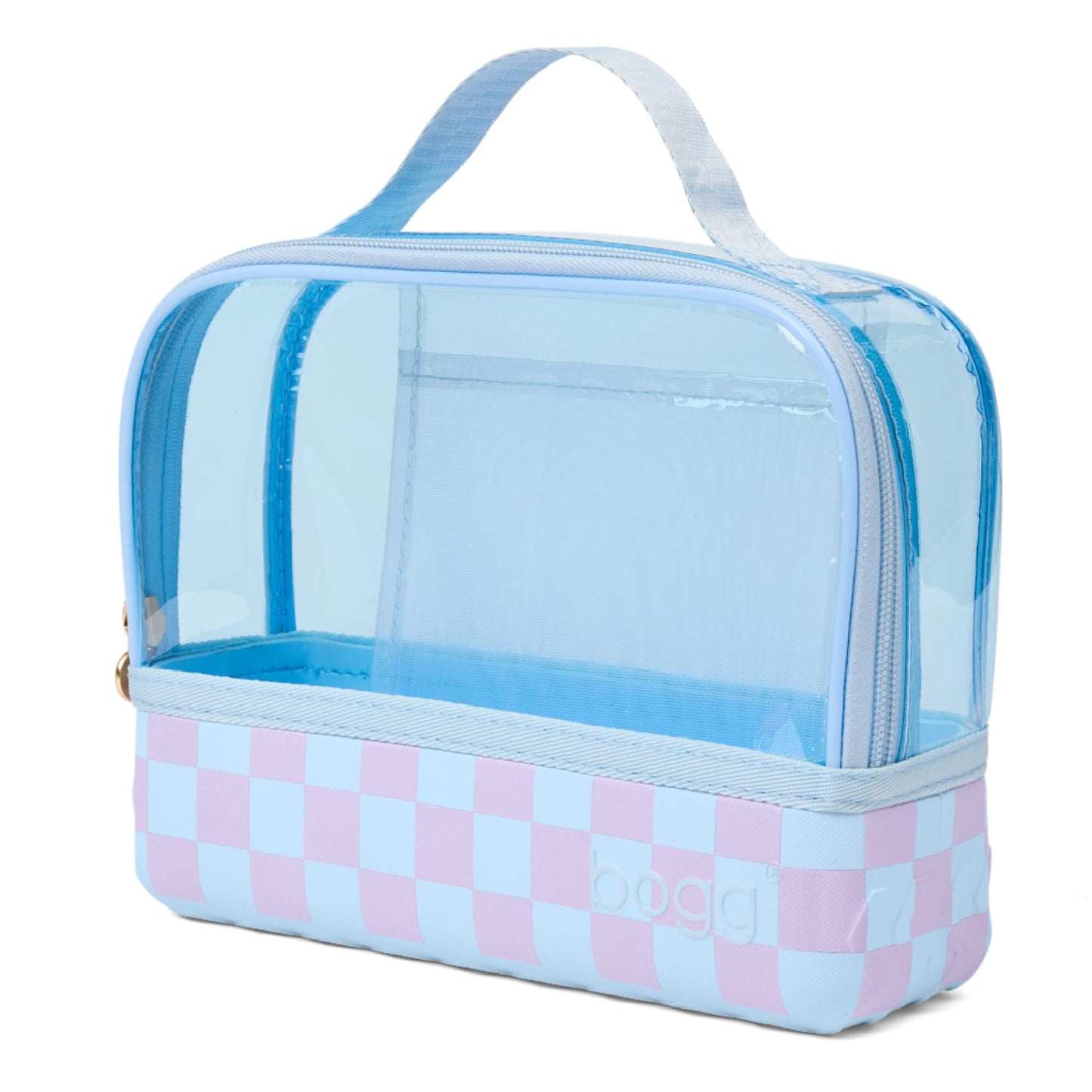 BOGG BAG Boggs n Ends Travel Organizer Pouch – 9” x 3” x 7” – Durable, Washable, Tip-proof – Compact Cosmetics Case (Checker Out)
