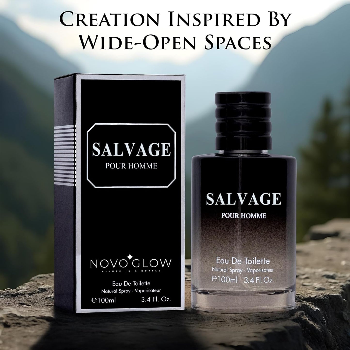 Men's Eau De Toilette Spray - Refreshing & Warm Casual Cologne | 3.4 Oz - Perfect Holiday Gift