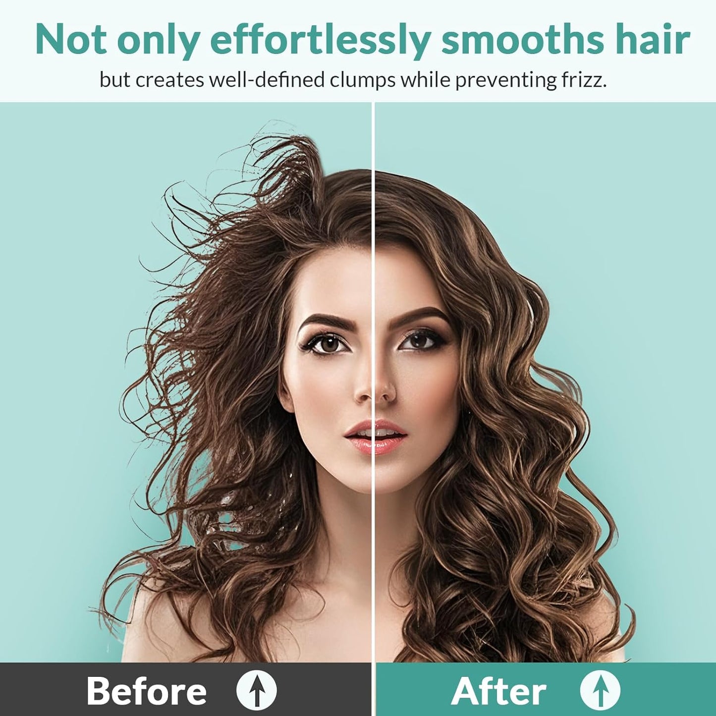 Curl Defining Brush - Curly Hair Detangler for Effortless Styling | Reduces Frizz on All Hair Types