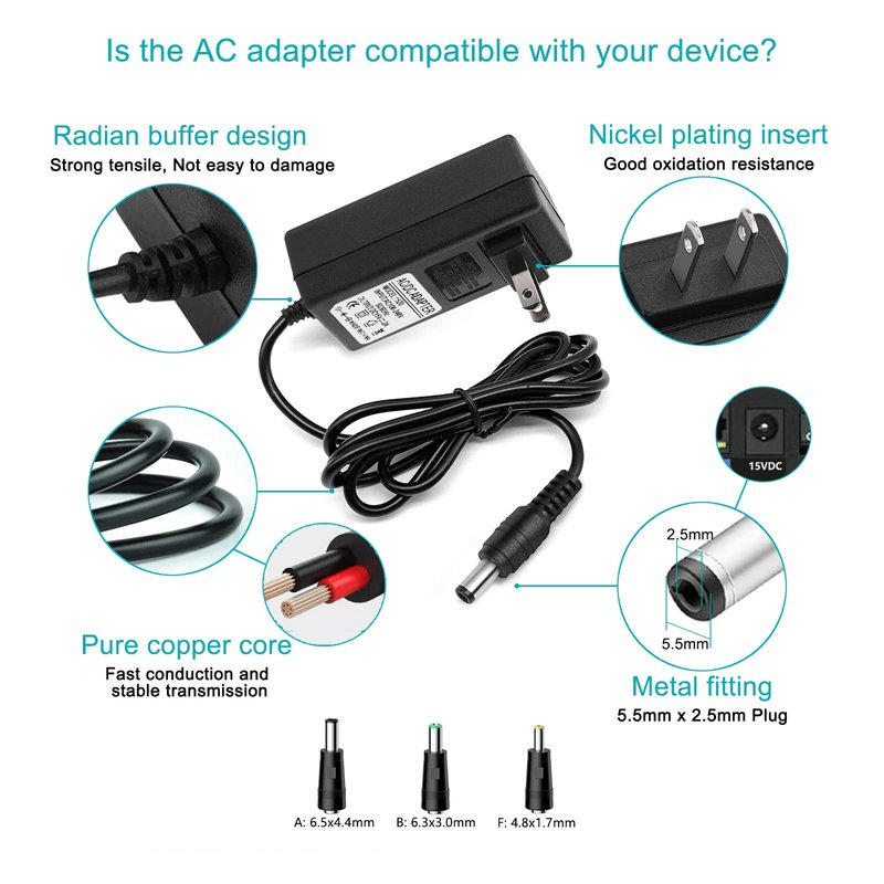 15V 2A AC DC Power Supply Adapter Charger Cable Cord for Theragun mini 1.0 G4 Theragun Prime/Prime pro Theragun Massager Gun,Theragun Prime (Only Fit Theragun Mini Gen 1.0 / Theragun Prime)