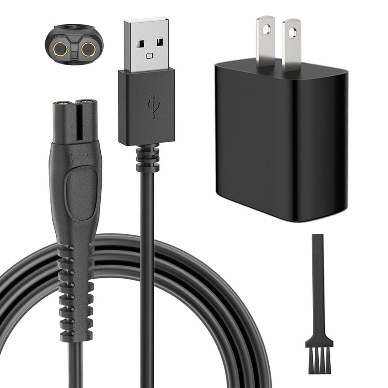 5V1A USB Charger Fit for Philips Norelco One Blade QP2724 QP2834 QP1924 QP1324 QP4530 QP4631 QP6542 QP6552 MG5910 MG7910 MG9510 MG9520 for Phillips Razor Electric Trimmer Charging Cord