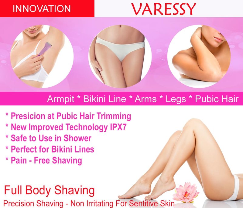 Electric Shaver for Women | Bikini Trimmer for Women | Electric Razors Shaver for Face Body | Razors for Women | Hair Trimmer Women | Body Hair Trimmer | Shaver for Women Private Area