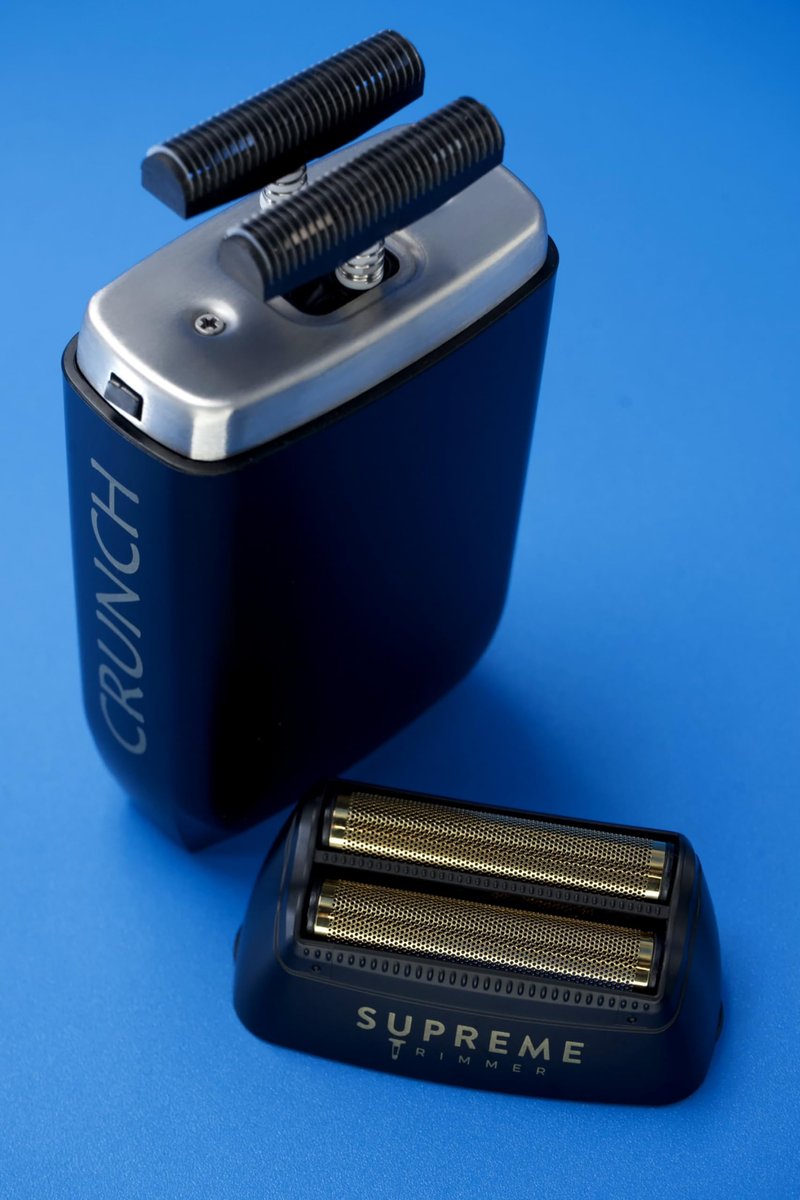 Supreme Trimmer Replacement Hypoallergenic Foil SB62 | Shell for Crunch STF602 | Black w/Silver Foil
