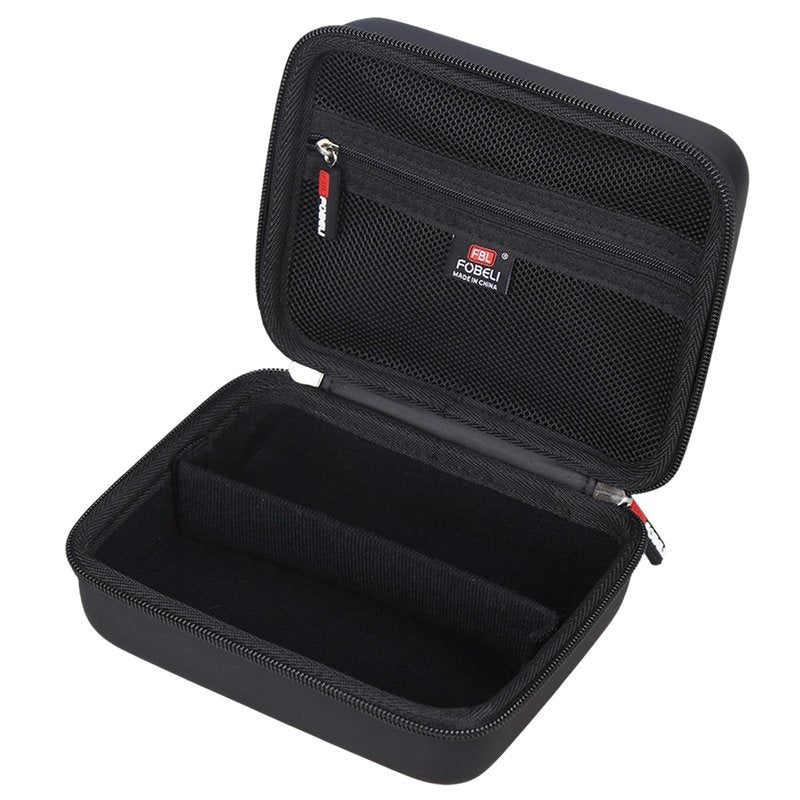 FBLFOBELI Hard Storage Case for Ufree/for Hatteker/for Brightup FK-8788T/ for Wahl 9916-817V Electric Razor Foil Shavers, Hair Beard Trimmer Grooming Shaving Kit Holder (PU Black)