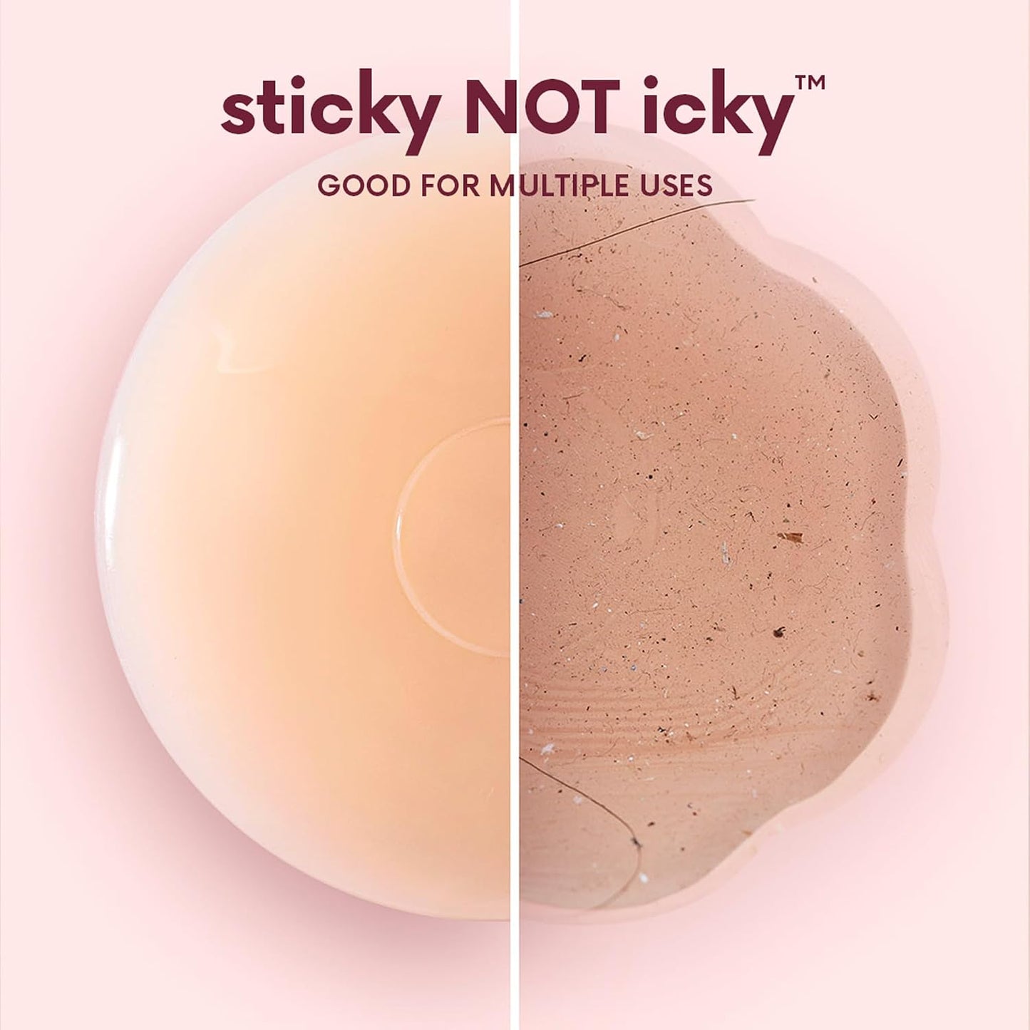 Sticky Circle Nipple Covers for Women - Adhesive-Free Comfort & Perfect Fit | CAKES Body®