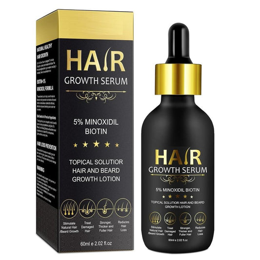 Minoxidil Hair Growth Serum - 5% Formula for Thicker, Stronger Hair | Unisex, 2.02 oz
