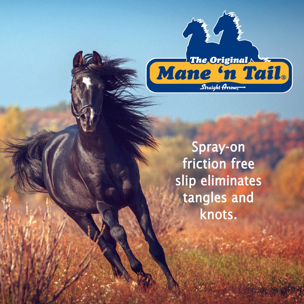 Mane 'n Tail Ultimate Gloss Shampoo & Conditioner Set | 32 Oz Each + 4 Oz Detangler Spray