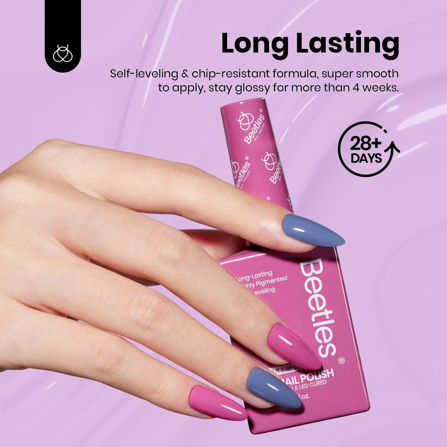 Beetles Fall Gel Polish Set, 6 Colors 15ml Full Size Hema-Free Gel