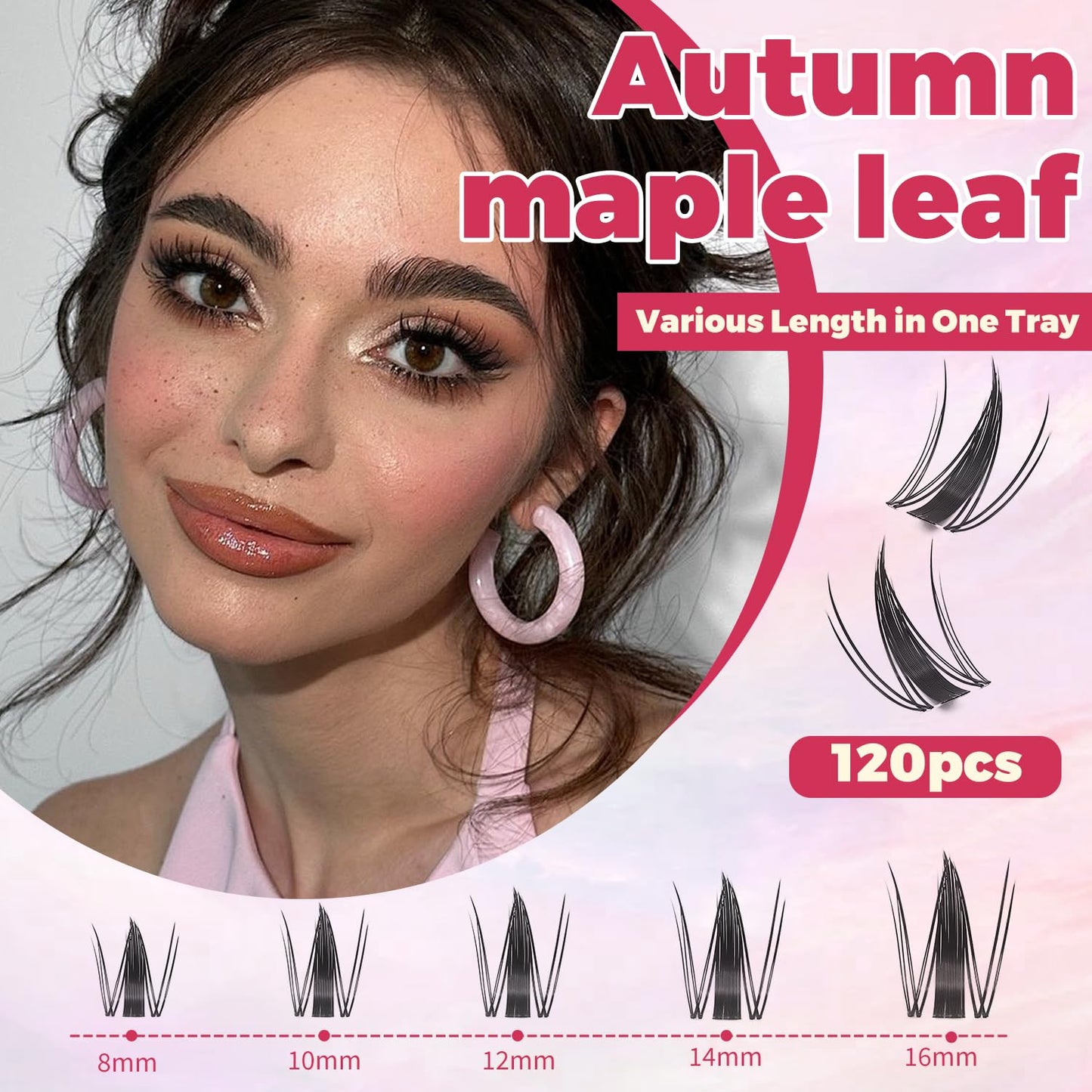 ZPWPZ Manga Lash Clusters Kit Eyelash Clusters Eyelashes Anime Lash Clusters With Spikes Eyelash Extension Kit With Lash Bond And Seal Wet Look Spiky Cluster Lashes (Aesthetic‌ 120pcs)
