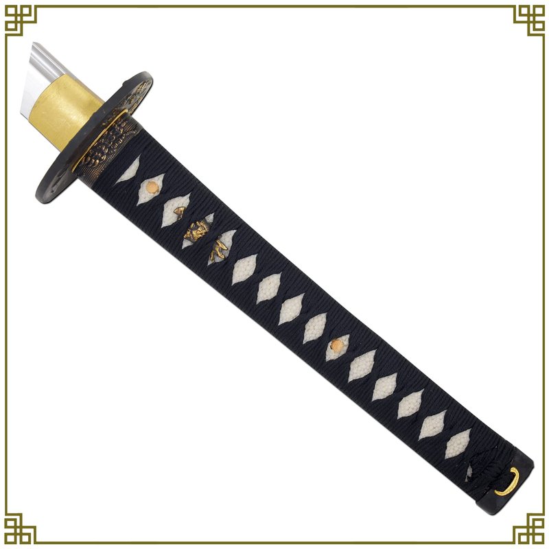 Snake Eye Tactical Classic Japanese Samurai Katana Swords with Heavy Duty Wooden Stand- (0931)