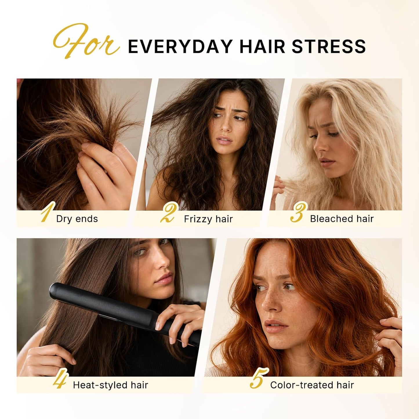 Karseell Moroccan Argan Oil - Cold Pressed Hair Serum for Dry, Damaged Hair | 50ml