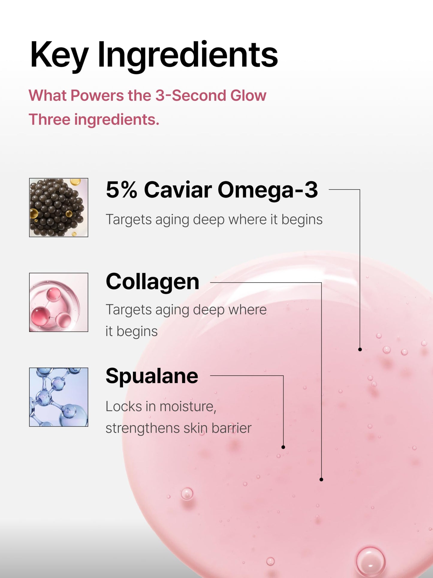 Delere Caviar Glow Soothing Mist | Korean Glass Skin Spray Serum with 5% Caviar & Squalane - Instant 3-Second Radiance & Makeup Setting – Anti-Aging Collagen Booster for Sensitive Skin, 3.4oz