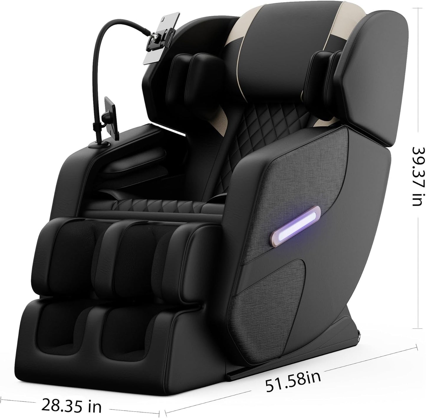 Full Body Massage Chair - Zero Gravity with Airbag Massage, Heating & Touch Screen | 2026 Model