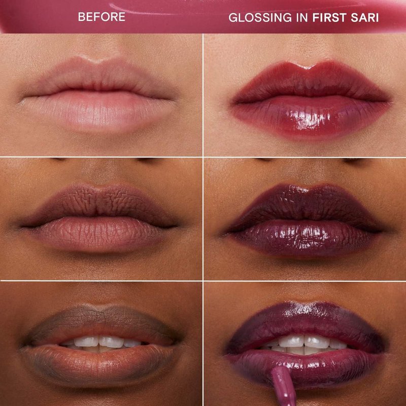 Lassi Lips Staining Lip Oil - Long-Lasting Moisturizing Tint | Berry 0.14 oz