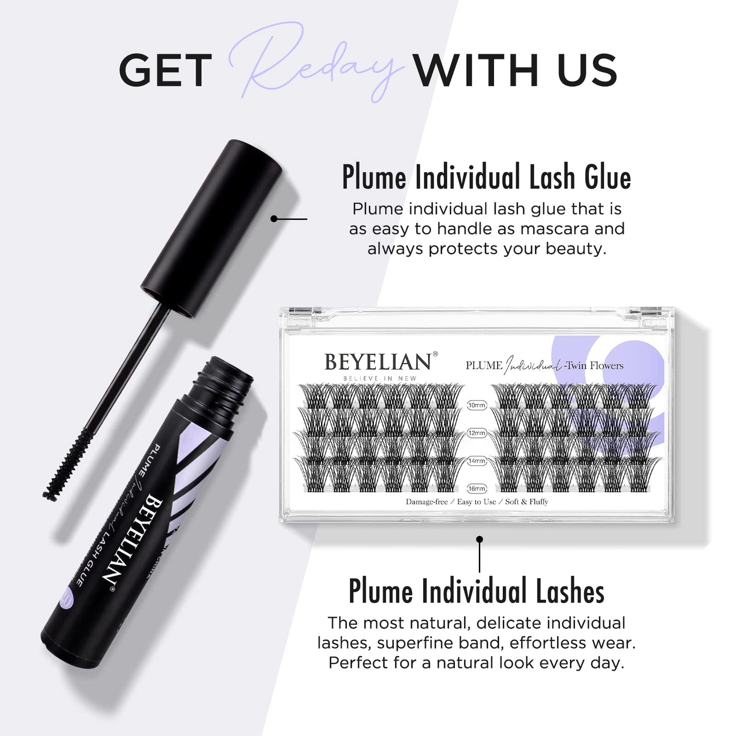 BEYELIAN Lash Sealer, Lash Sealant for Eyelash Extensions Eyelash Coating for Cluster Lashes Lash Bonder Long-Lasting Retention and Eyelash Healthy Growth, 5g