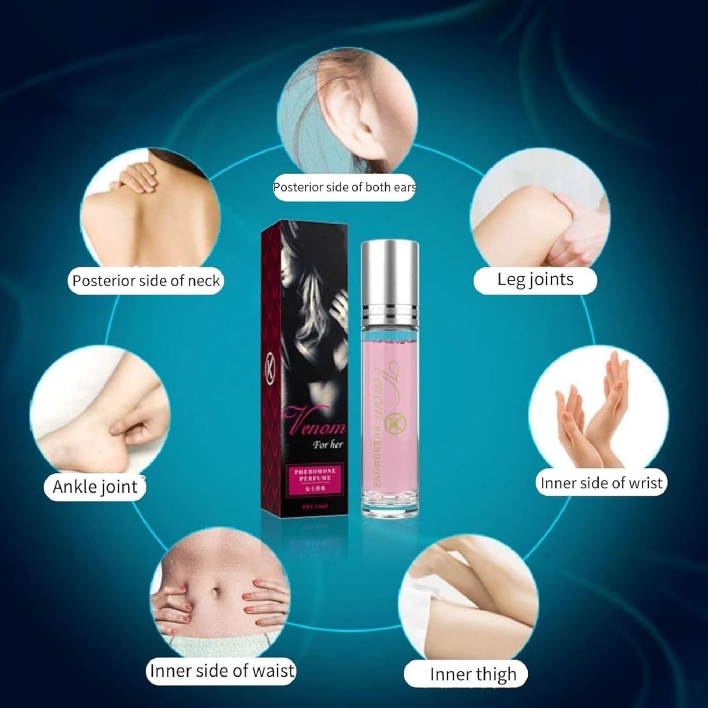 Pheromone Perfume for Women - Long Lasting Venom Scent Roll-On | Attract & Entice