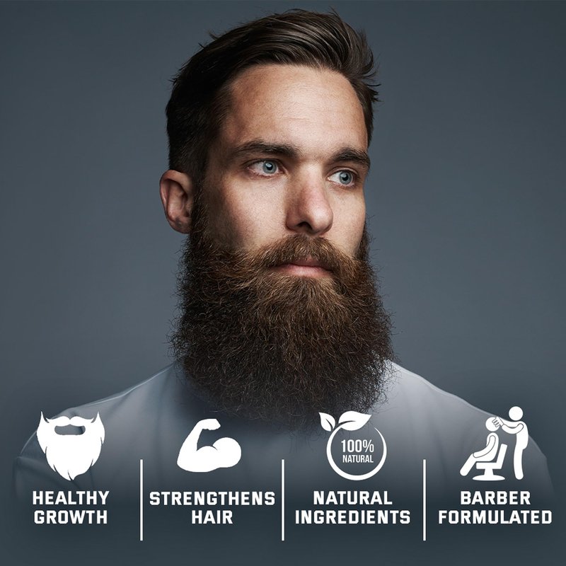 Whiskey & Granite Beard Oil – Made in USA - 100% Natural Beard Conditioner, 1.7 oz (Fresh Mint)